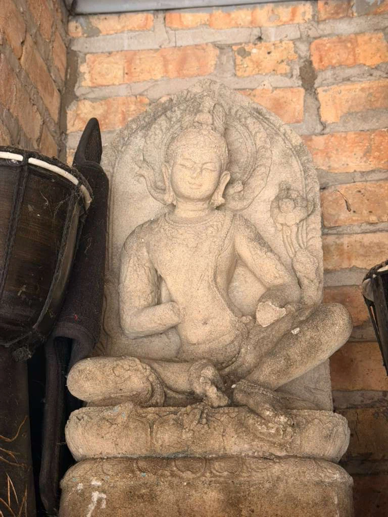 Stone Buddha Statue - photo 2