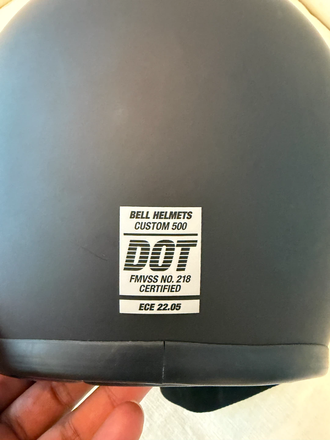 Bell Helmets Custom 500 Matte Black Motorcycle Helmet - photo 4