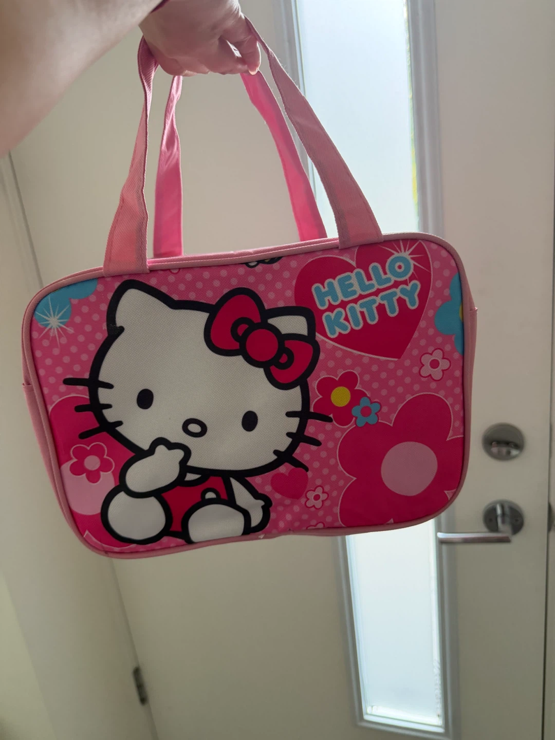 Hello Kitty Pink Insulated Lunch Bag