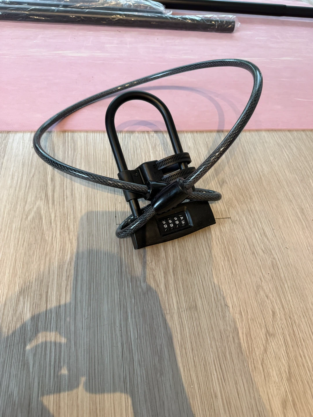Black Combination Cable Lock