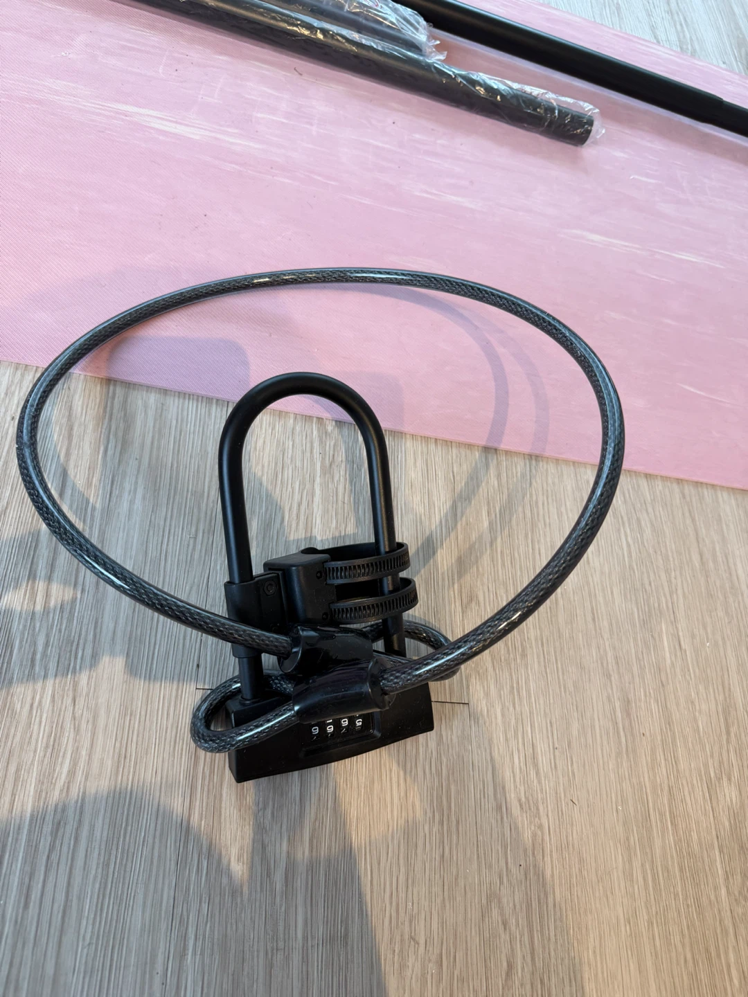 Black Combination Cable Lock - photo 2