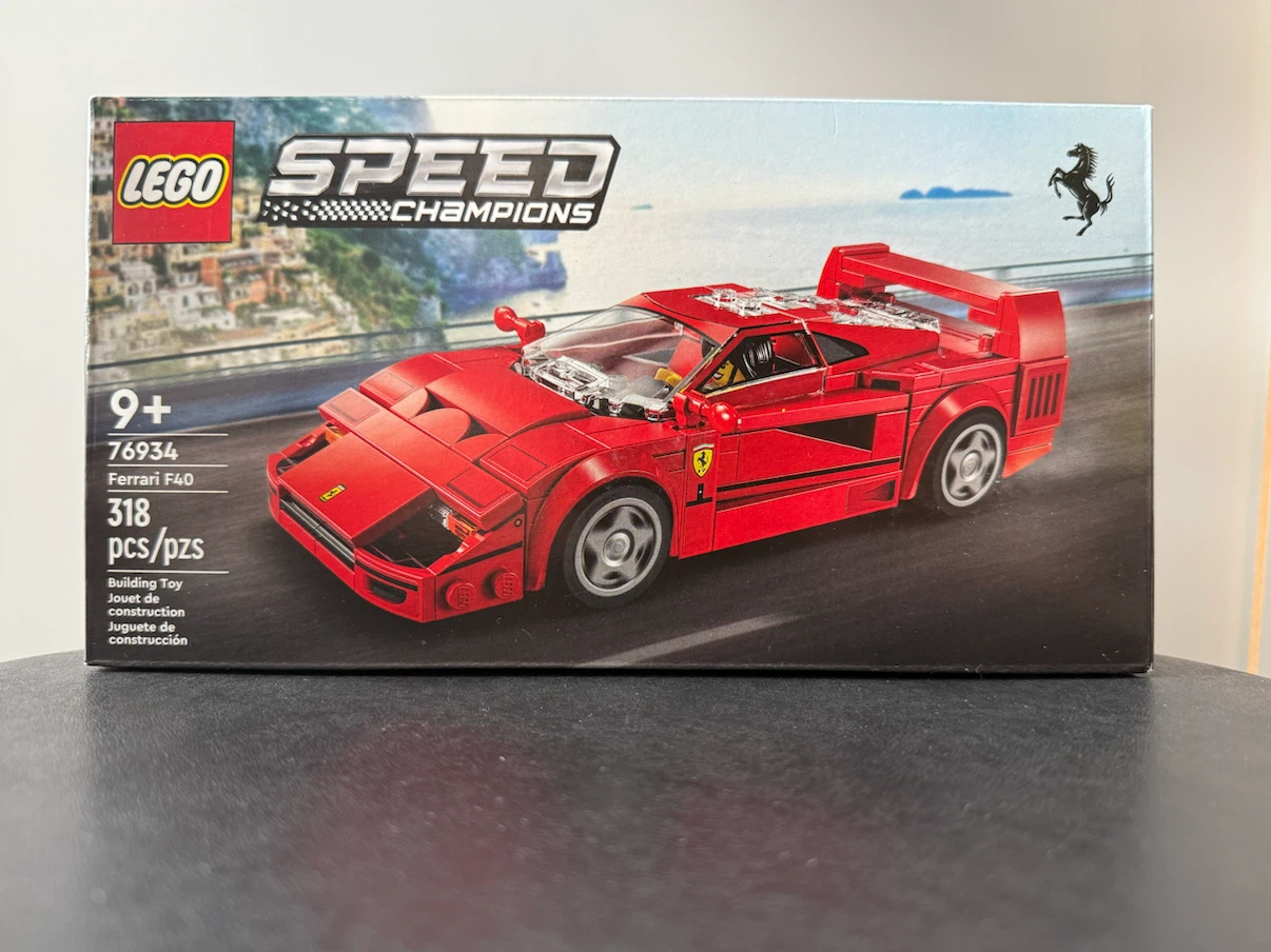 LEGO Speed Champions Ferrari F40 76934 Building Toy