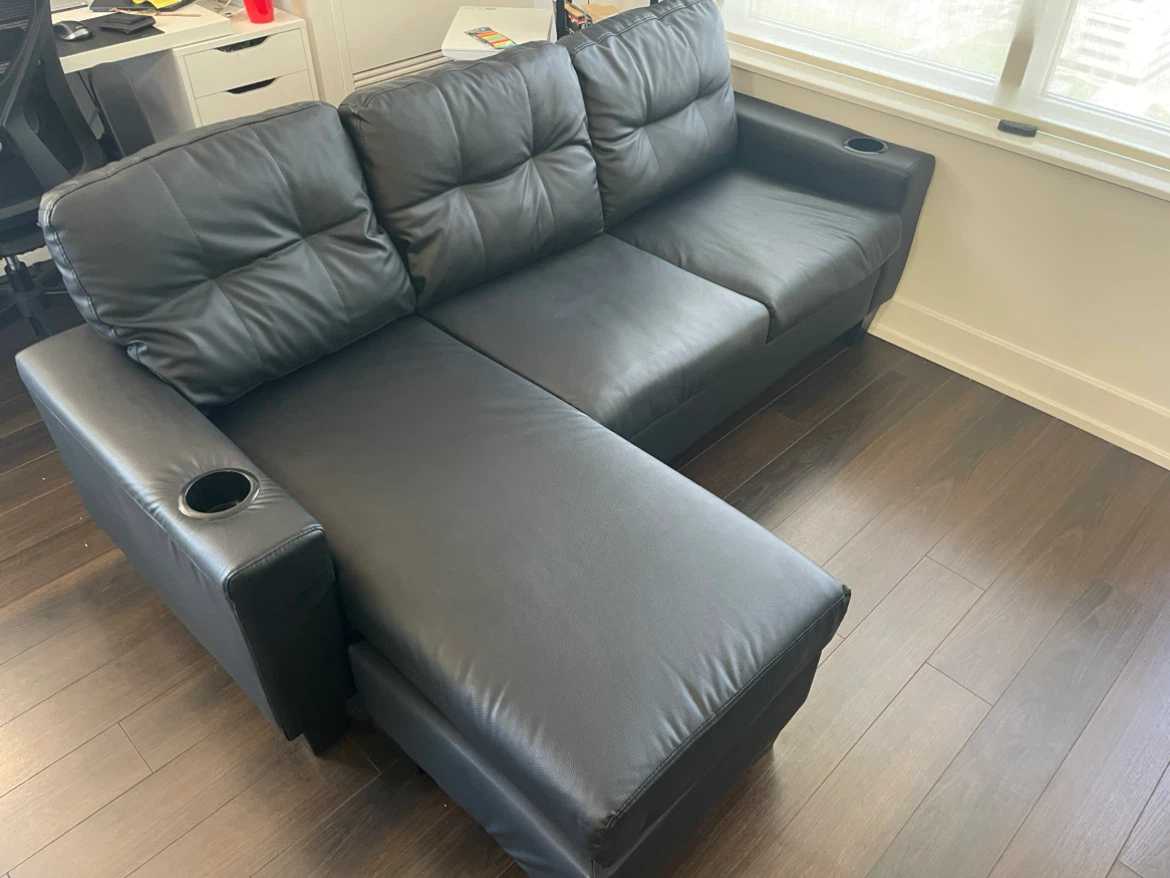 Black Sectional Sofa
