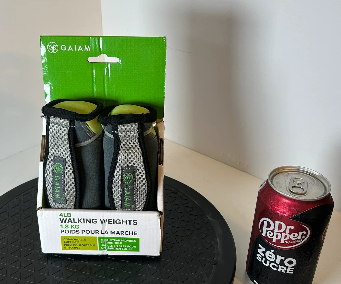 Gaiam 4lb handheld Walking Weights