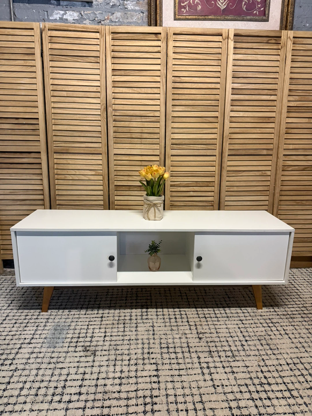 White TV Stand