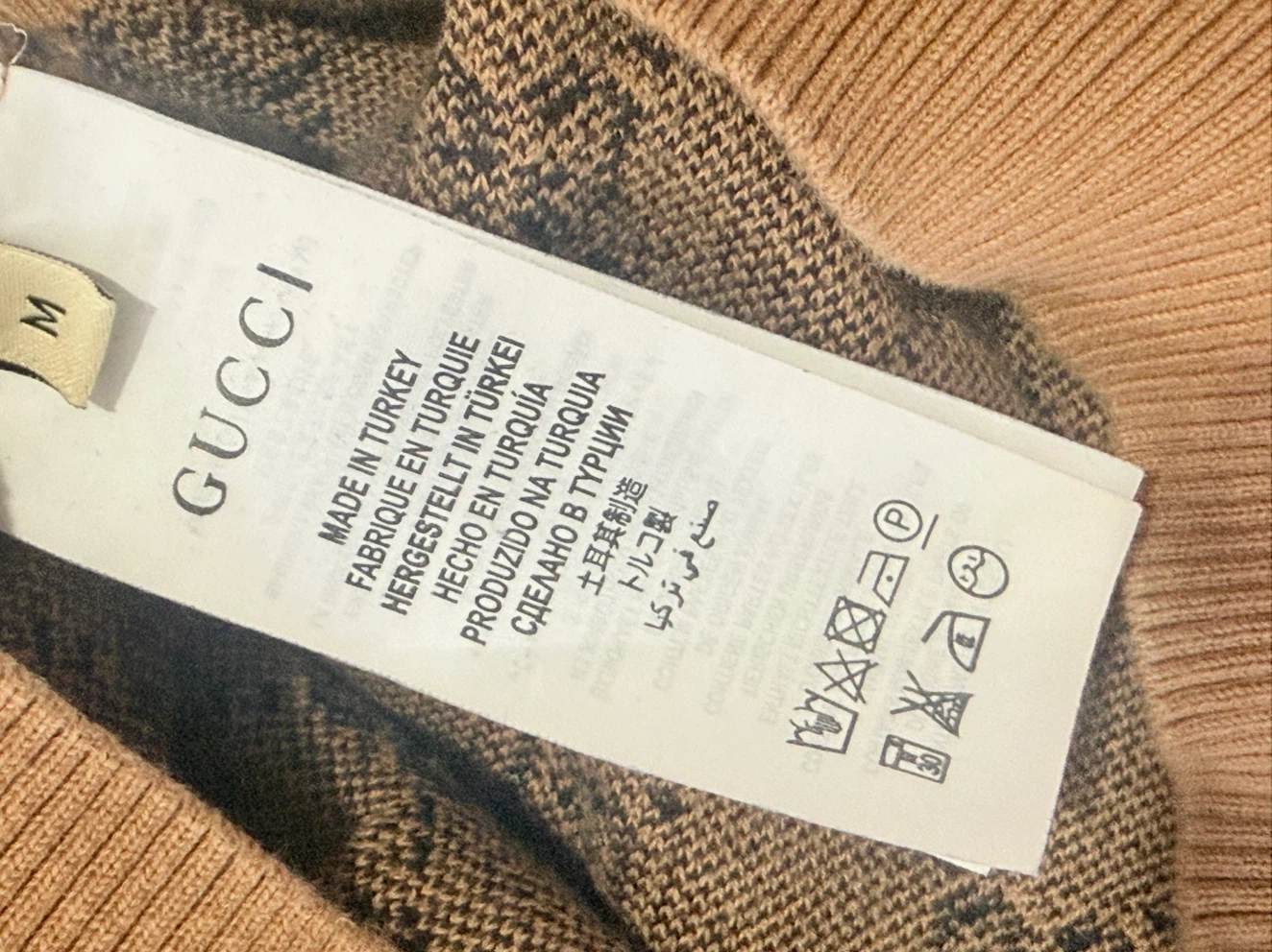 Gucci Monogram Mock Neck Sweater size M - photo 5