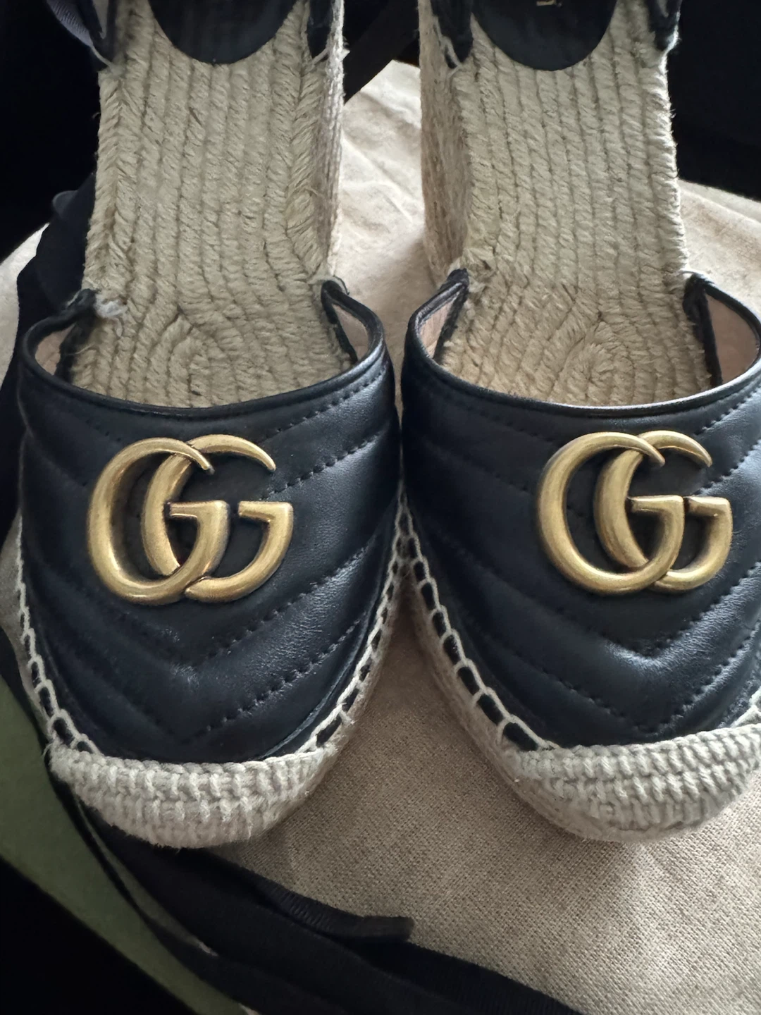 Gucci wedge sandals