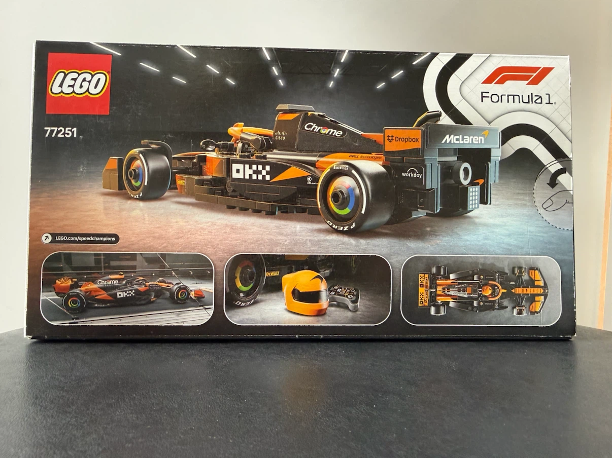 Lego Speed Champions McLaren Formula 1 Race Car 77251 - photo 2