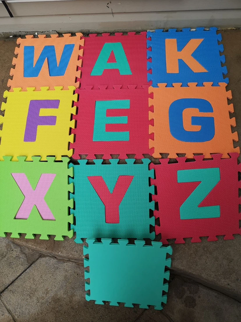 Alphabet Foam Floor Mats