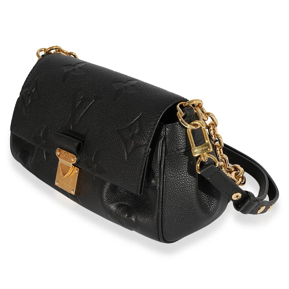 Louis Vuitton Black Monogram Empreinte Dauphine Chain Bag - photo 2
