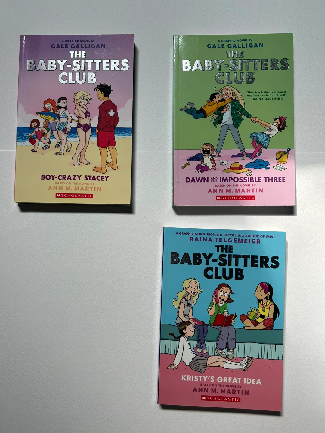 3 The Baby-Sitters Club Graphic Novels