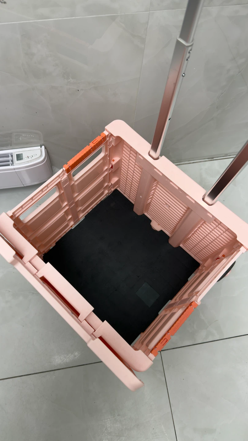 Pink Folding, Stair-Climbing Shopping Trolley - photo 4