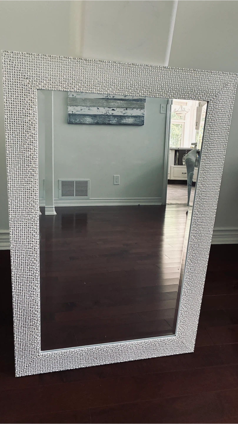 Gorgeous 35” x 23” framed mirror