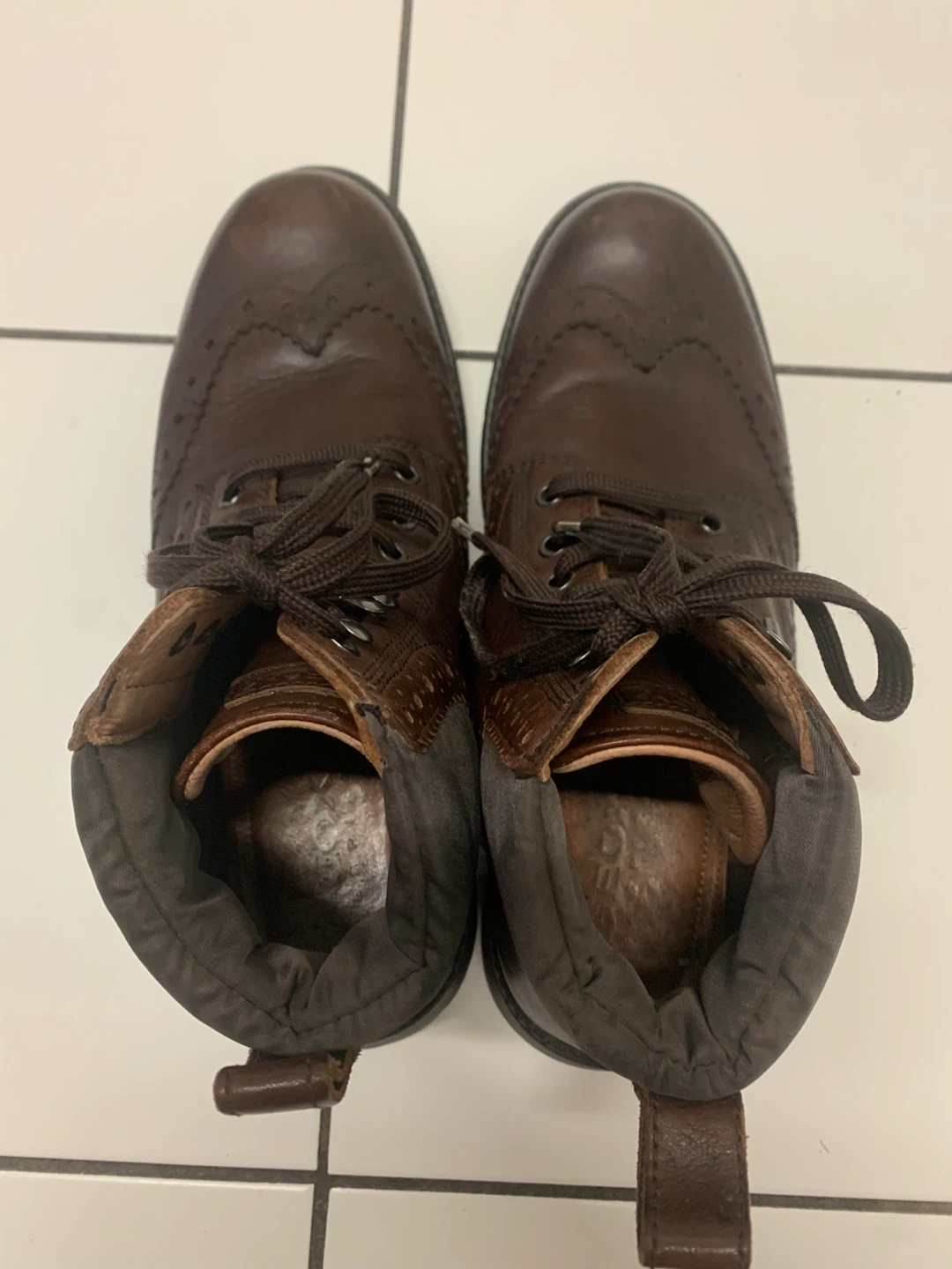 GEOX Brown Leather Boots - photo 5