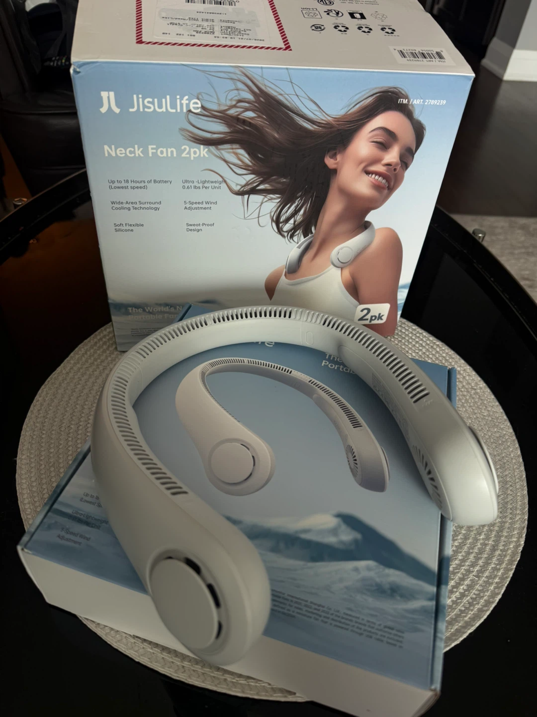 JisuLife Neck Fan 1-Pack; NEW 🆕 IN PACK - photo 2