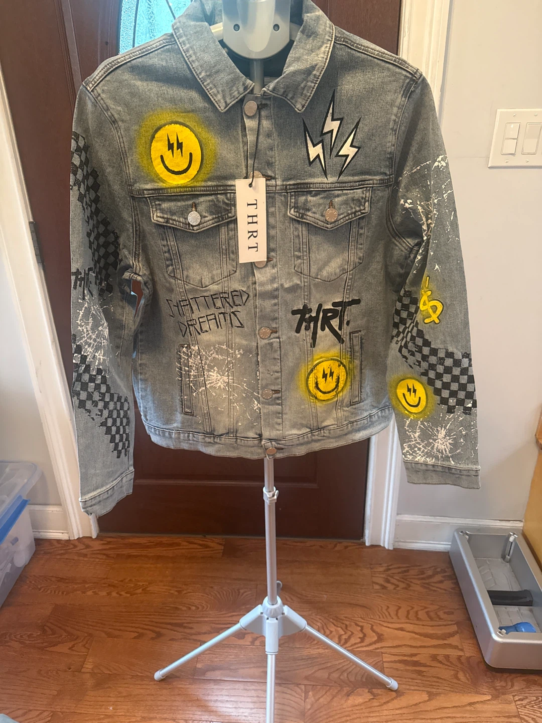 THRT Denim Jacket with Graphics