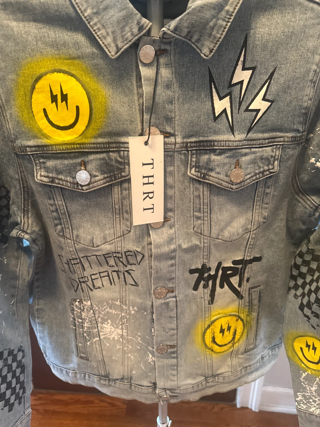 THRT Denim Jacket with Graphics - photo 2