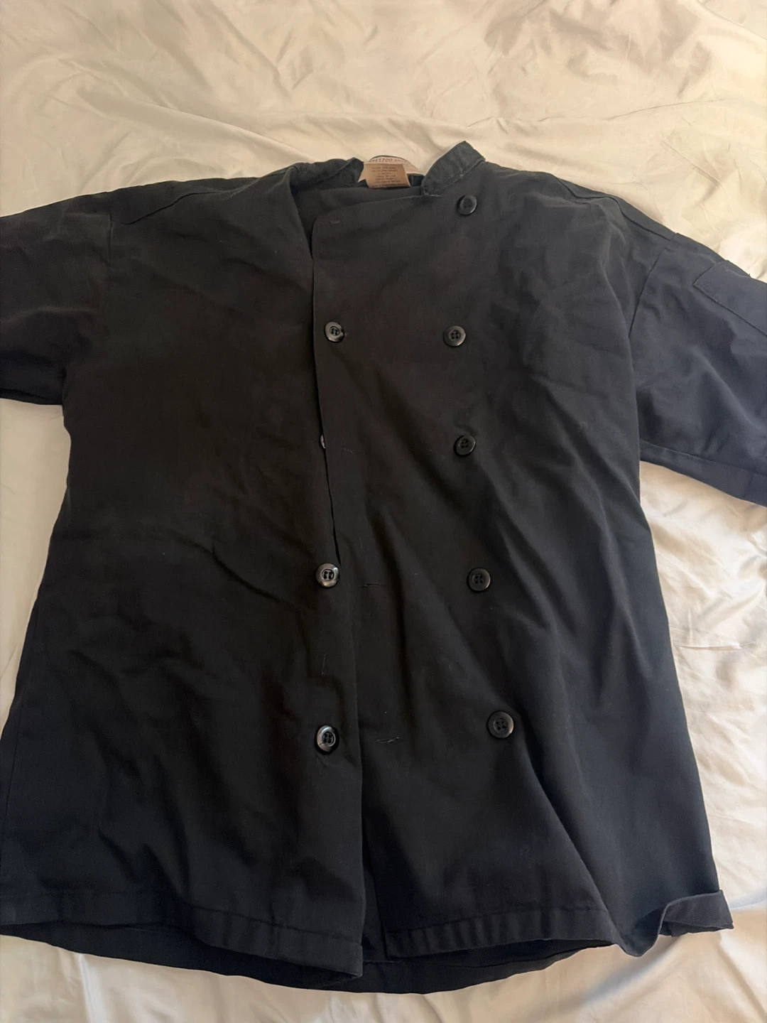 Black chef jackets new condition