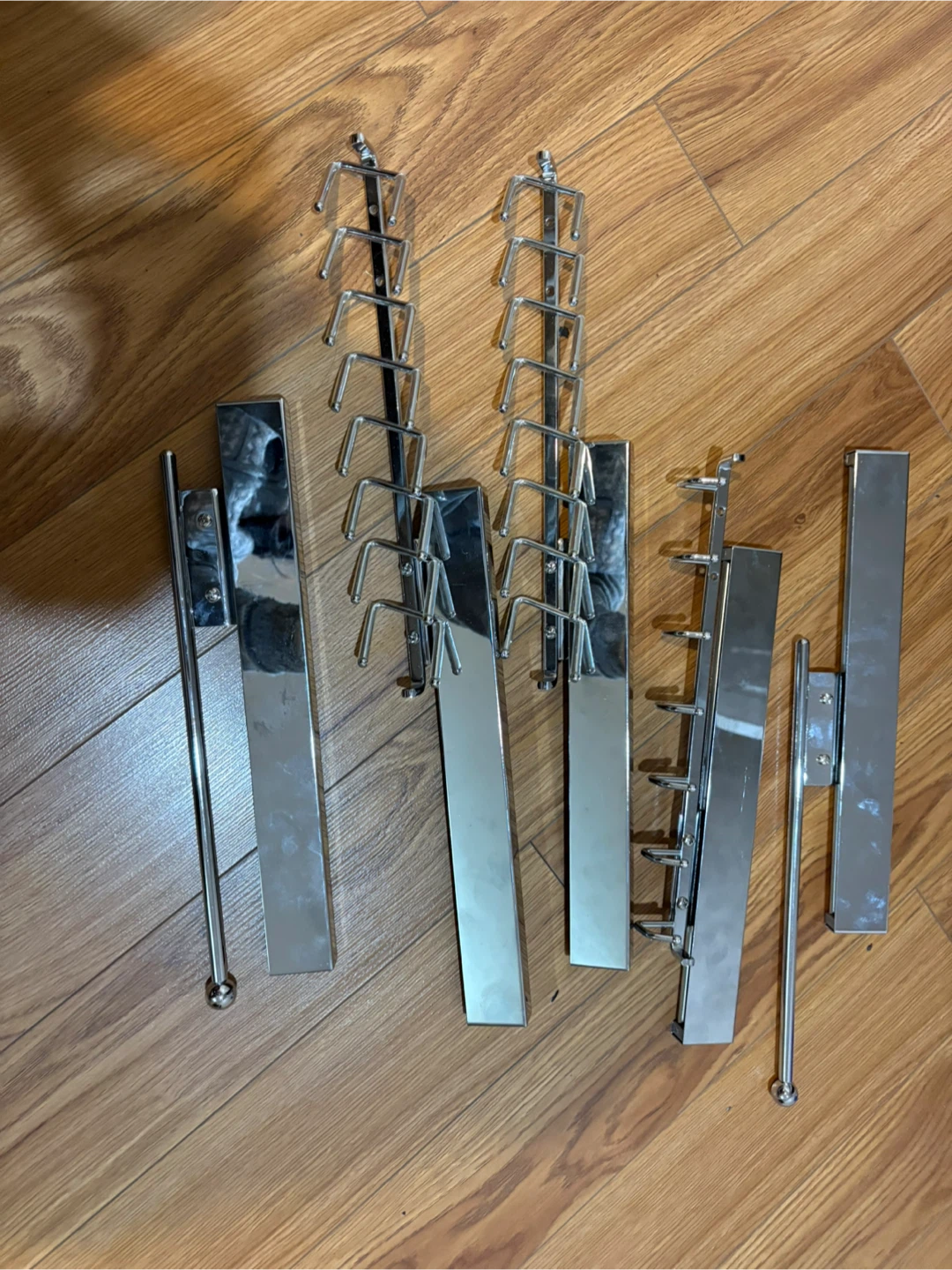 Chrome Pull-Out Tie or Belt Rack