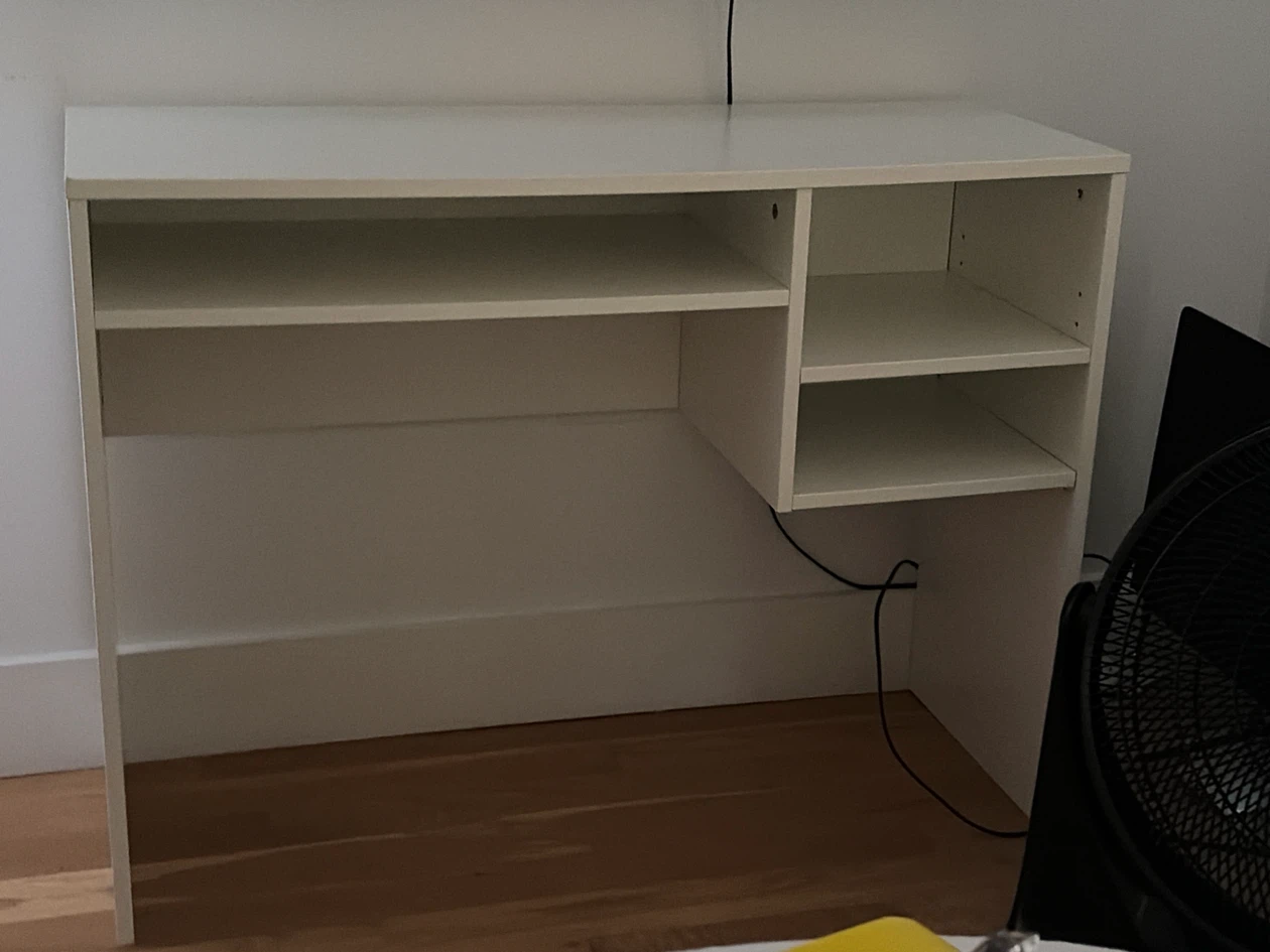 White Storage Shelf Unit