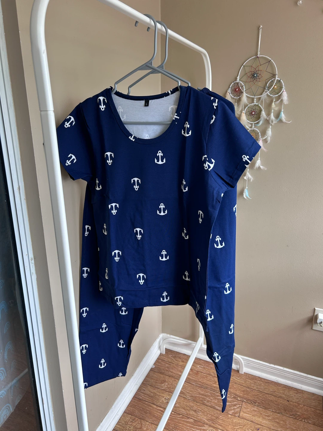 Anchor Print Pajama Set - photo 2