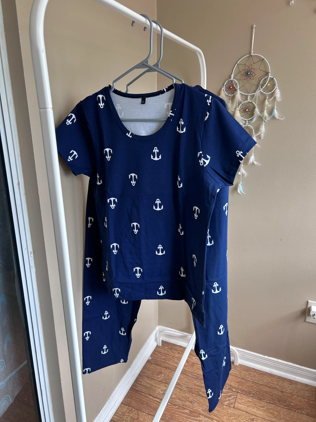 Anchor Print Pajama Set - photo 4