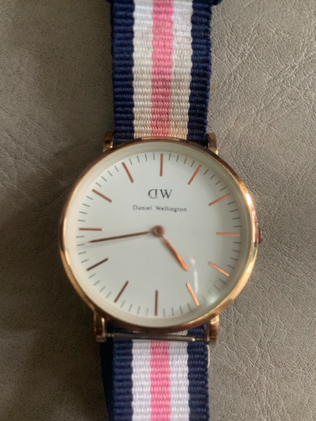 Daniel Wellington Watch with Striped Nylon Strap - photo 2