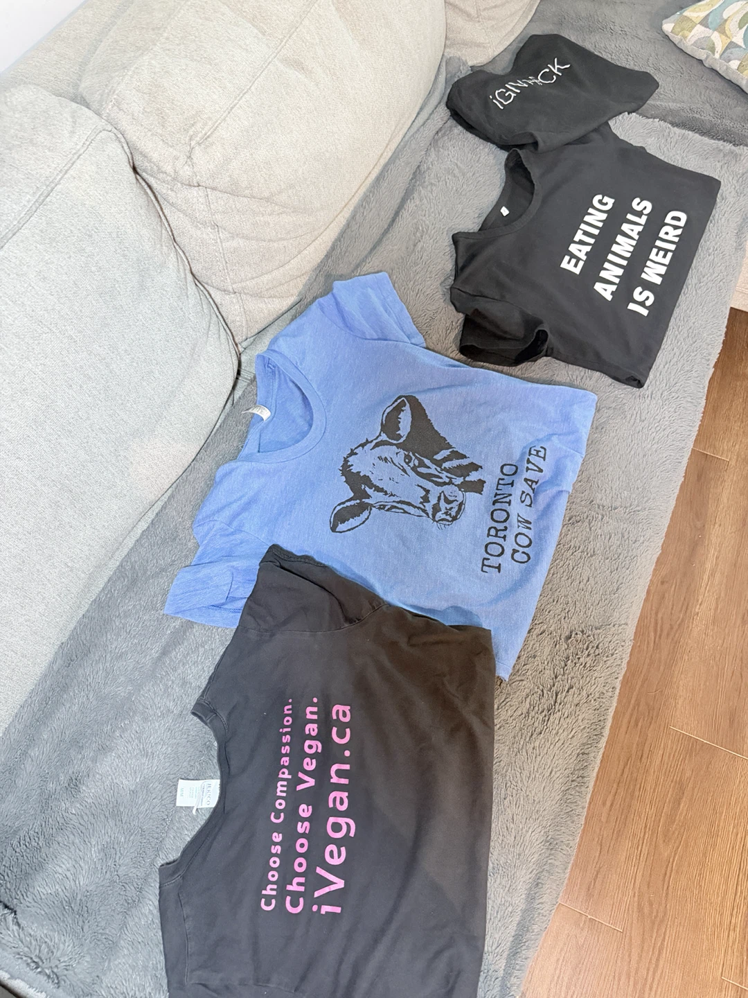 Vegan Activist Tee Bundle – 4 Graphic T-Shirts - photo 2