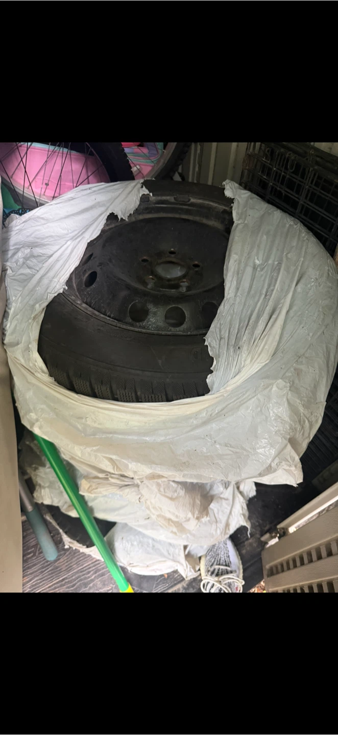 Winter Tires with Steel Rims 205/55R16