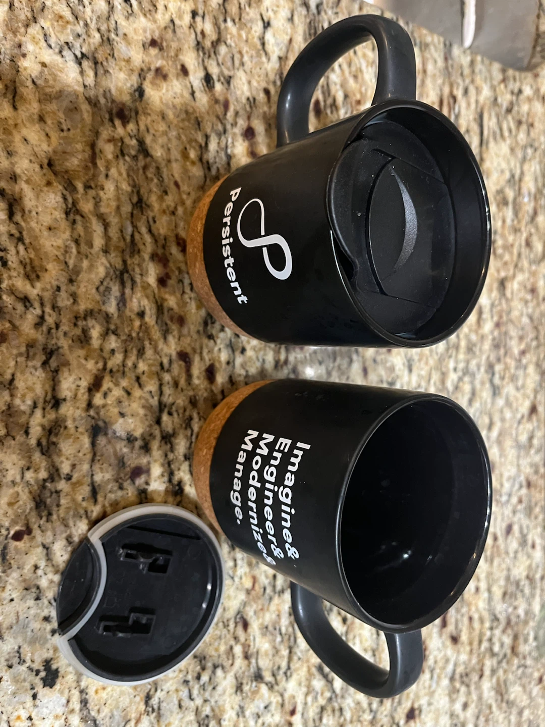 Ceramic Mugs with Lids - Set of 2 - photo 3