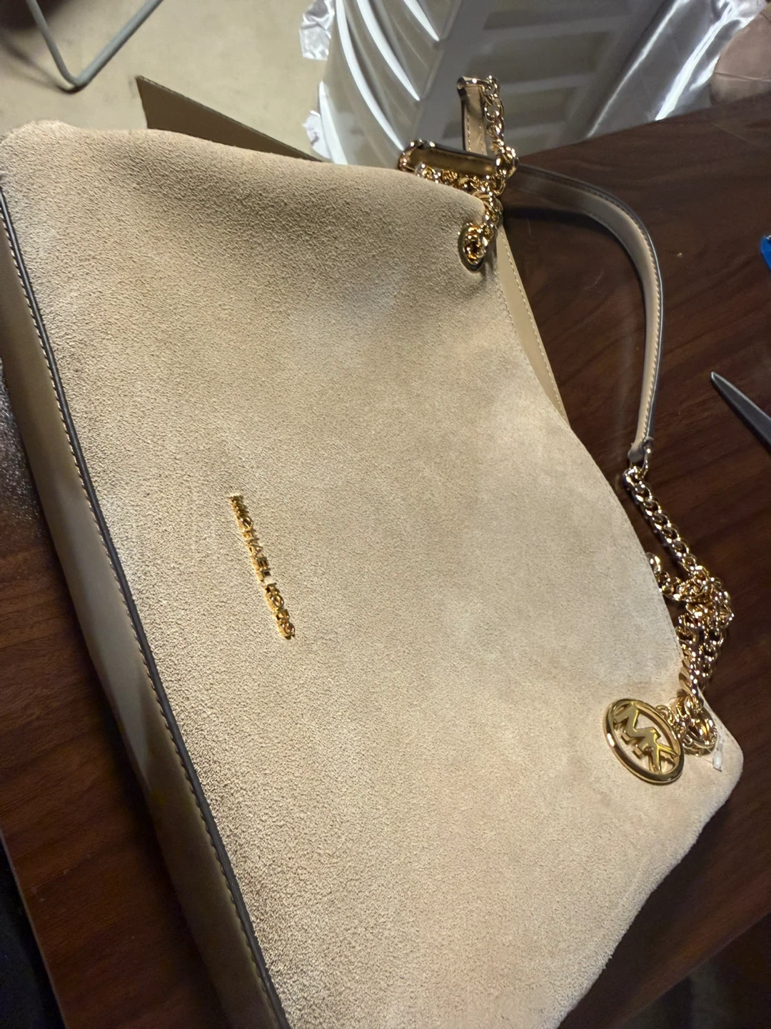 Michael Kors Suede Shoulder Bag