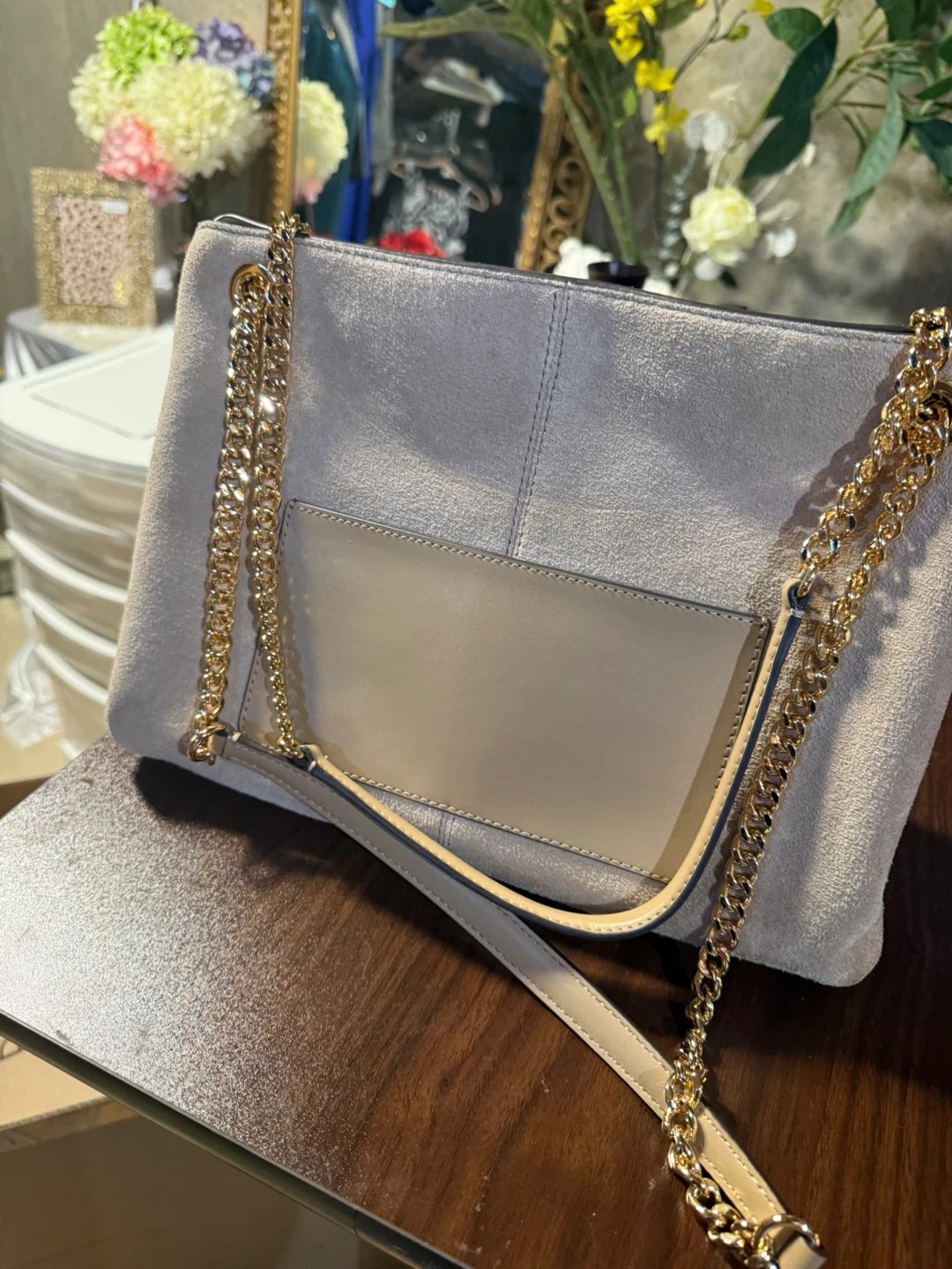 Michael Kors Suede Shoulder Bag - photo 3