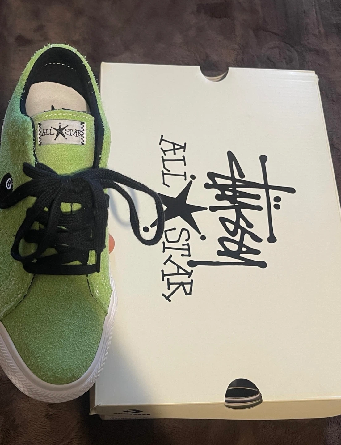Converse x Stussy All Star Shoes Green