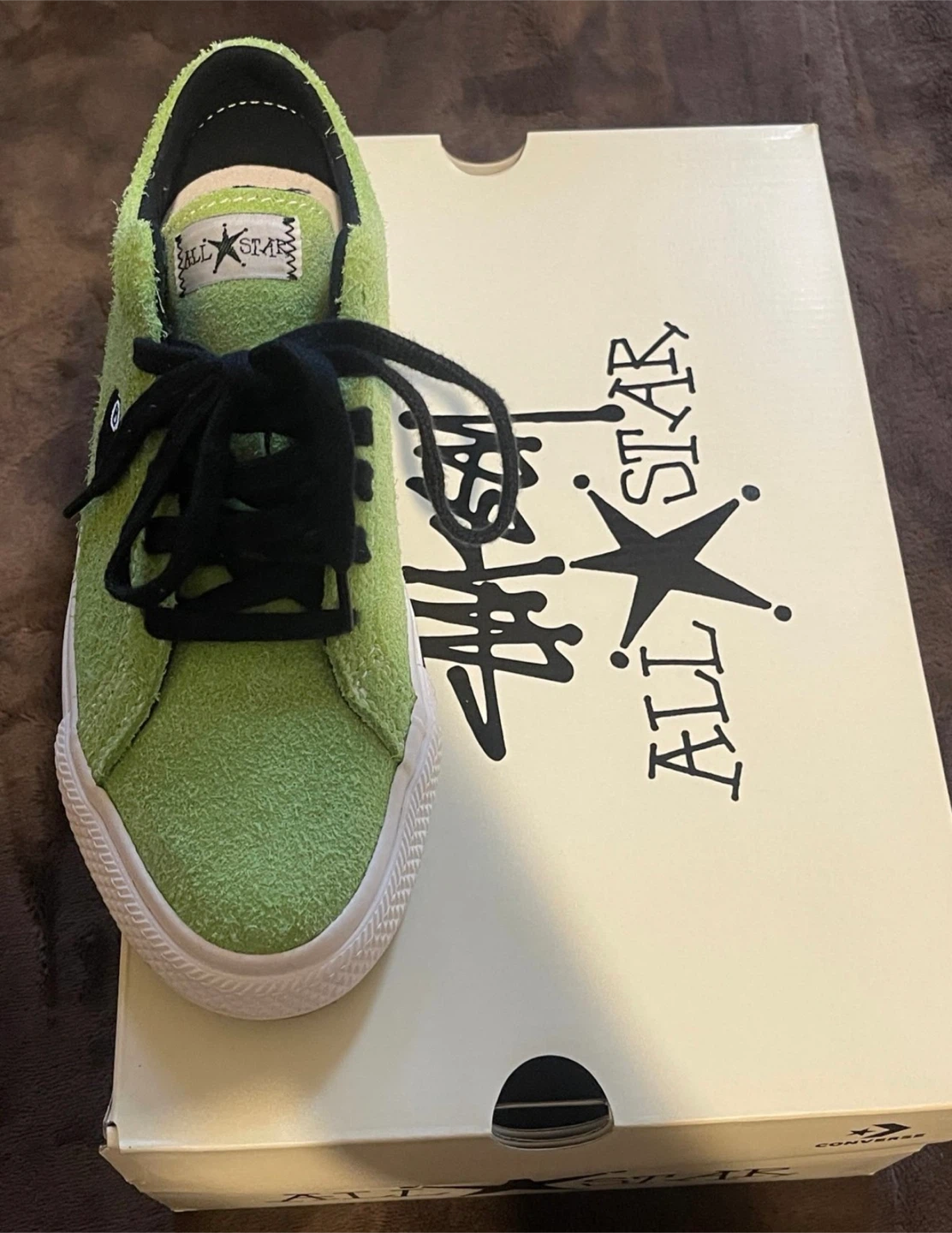 Converse x Stussy All Star Shoes Green - photo 4