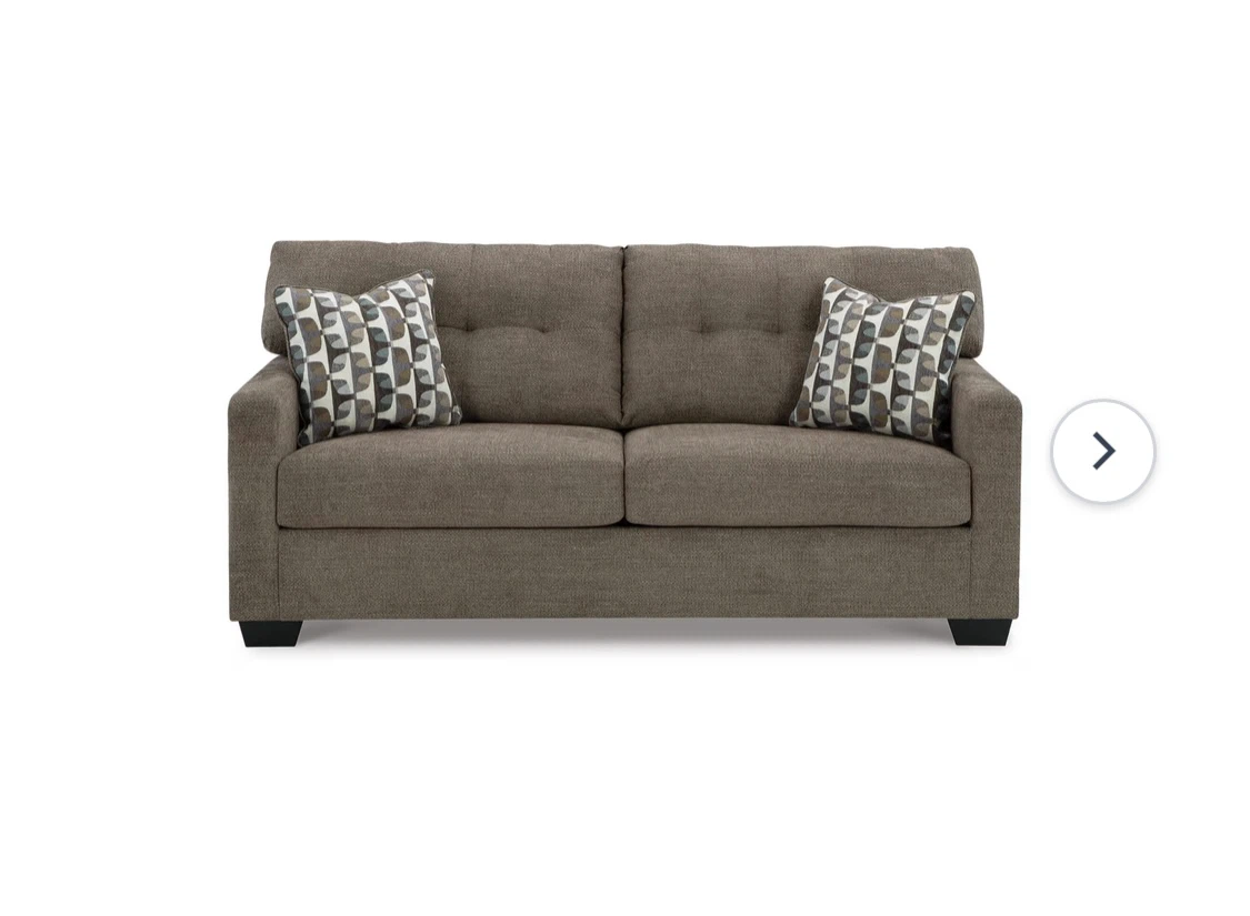 Grey Fabric Sofa