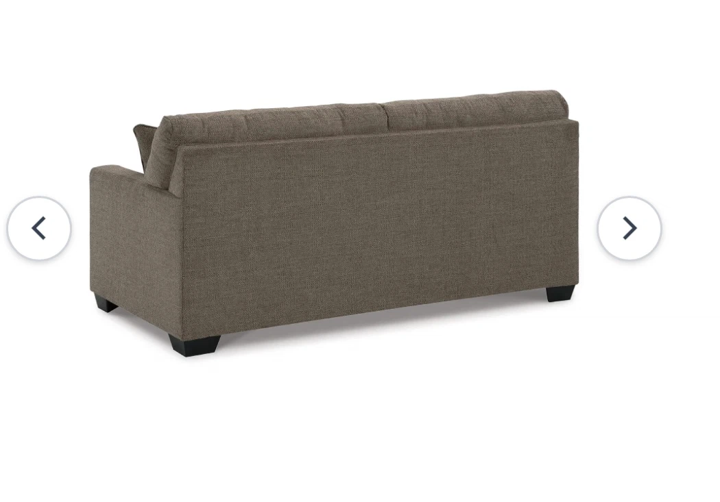Grey Fabric Sofa - photo 3