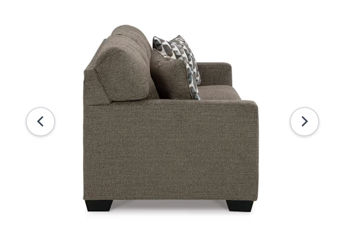 Grey Fabric Sofa - photo 4
