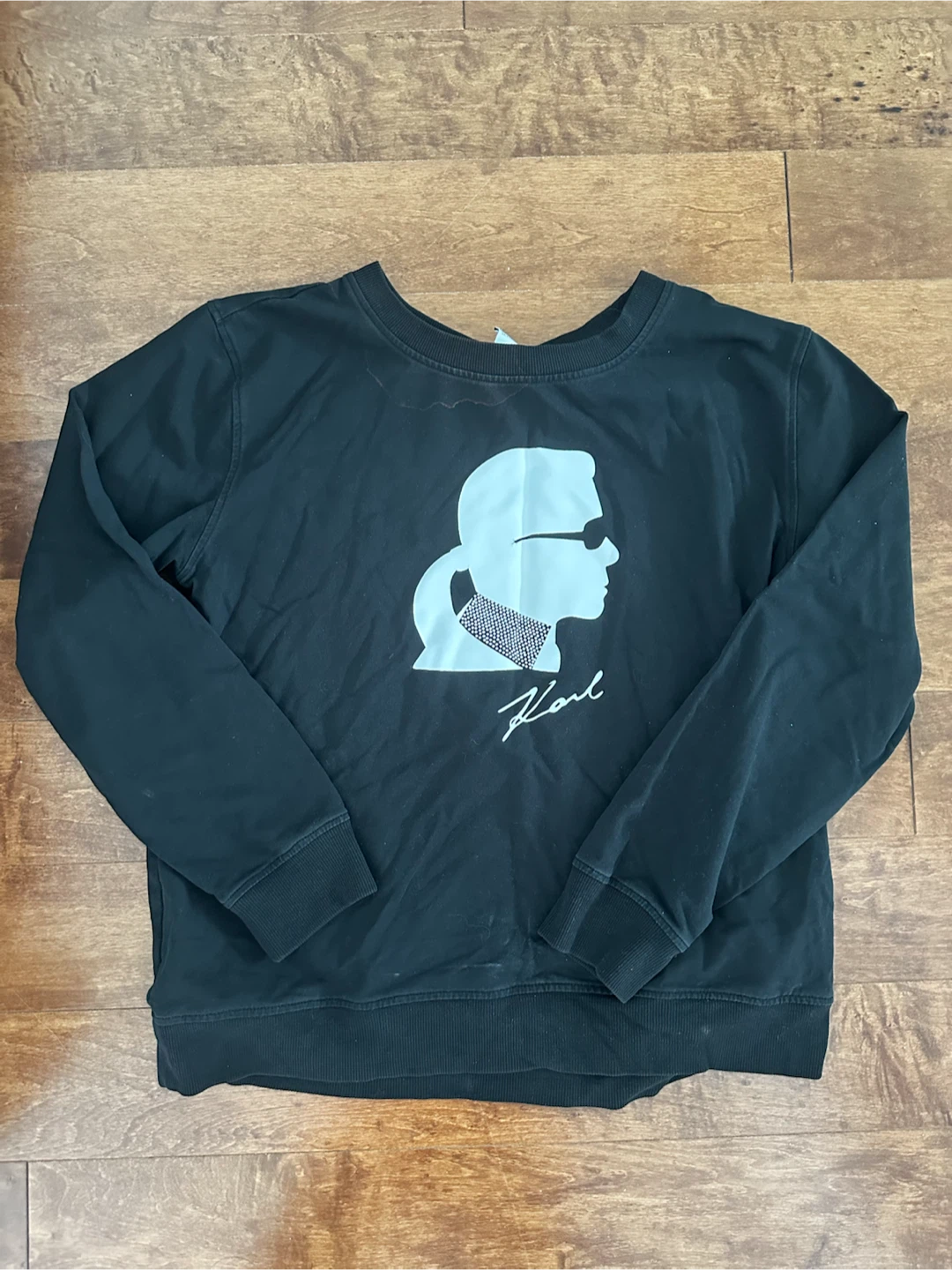 Karl Lagerfeld Black Sweatshirt