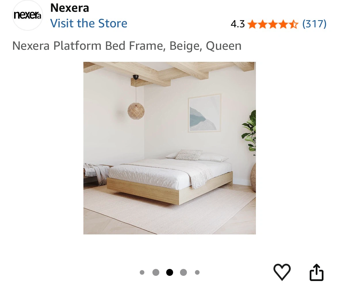 Queen Platform Bed Frame - photo 3