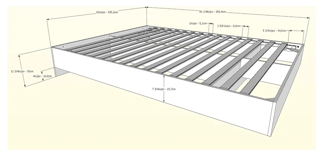 Queen Platform Bed Frame - photo 4