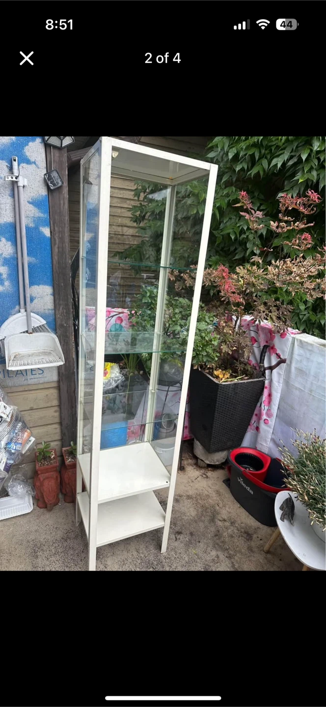 IKEA Detolf Glass Display Cabinet