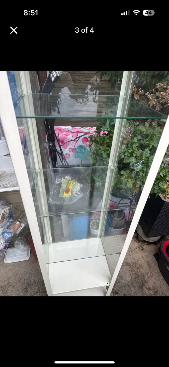 IKEA Detolf Glass Display Cabinet - photo 2