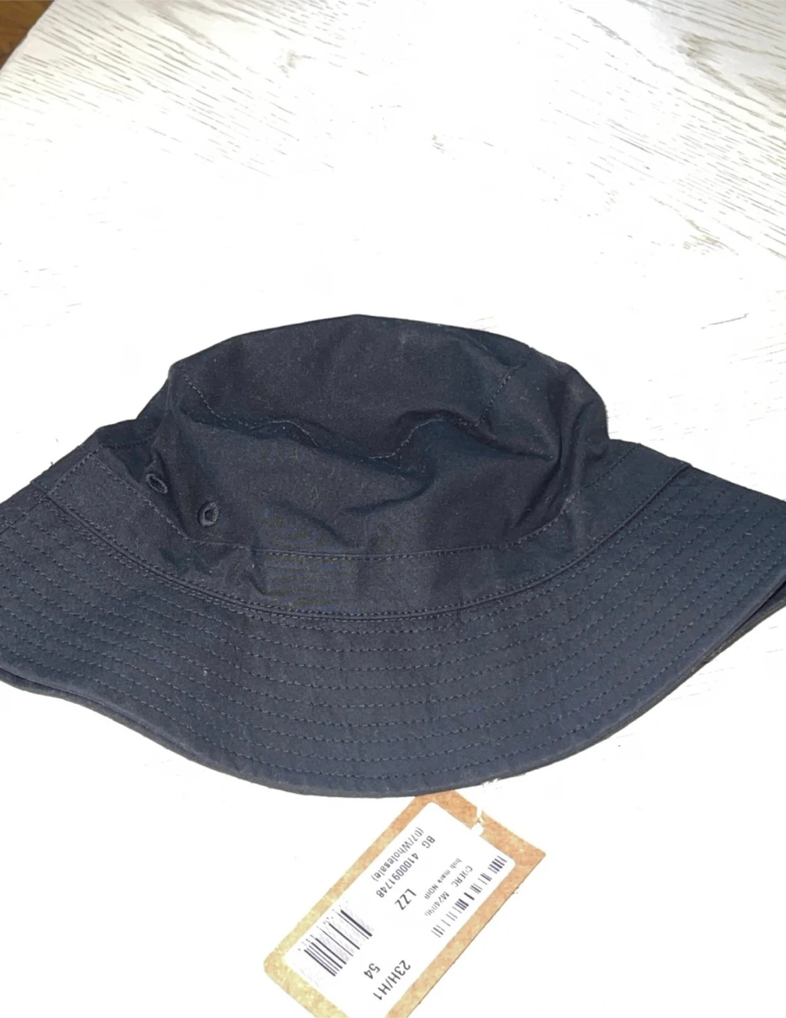 A.P.C. Black Bob Mark Bucket Hat - photo 2