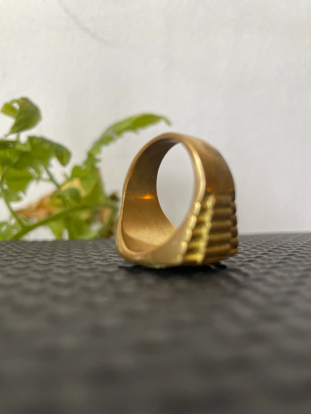 Gold-Tone Crown Ring - photo 2