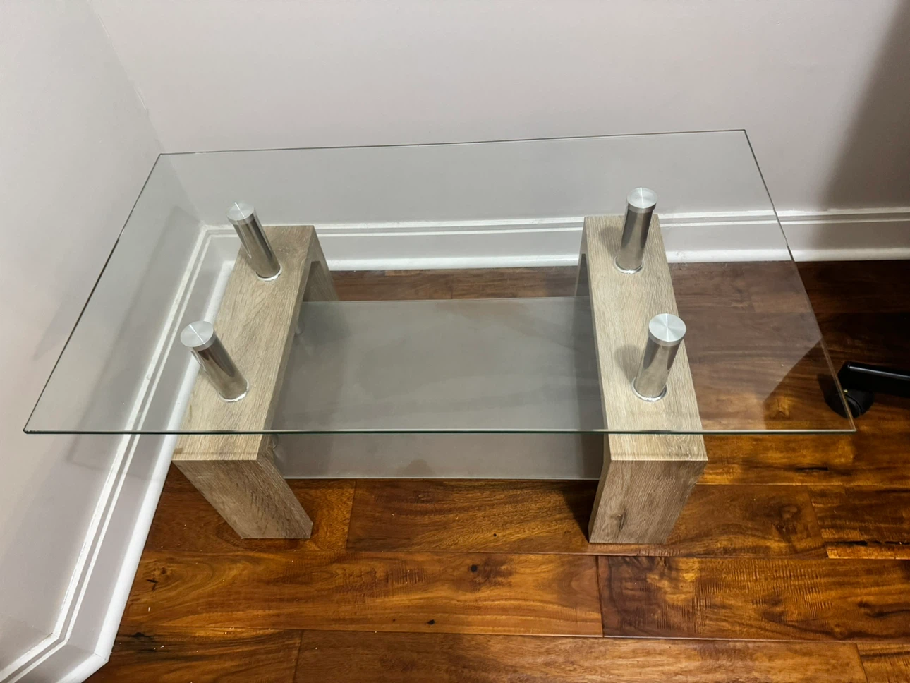 Modern Coffee Table with Glass Top - photo 2