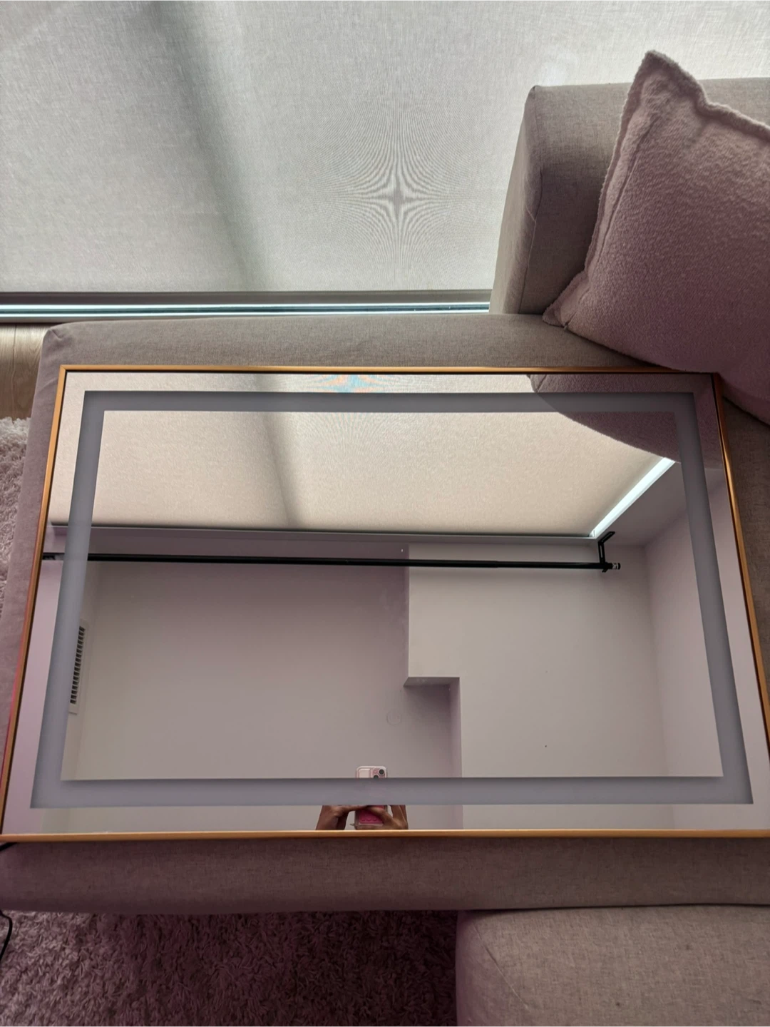 Rectangular Vanity Mirror with LED Lights