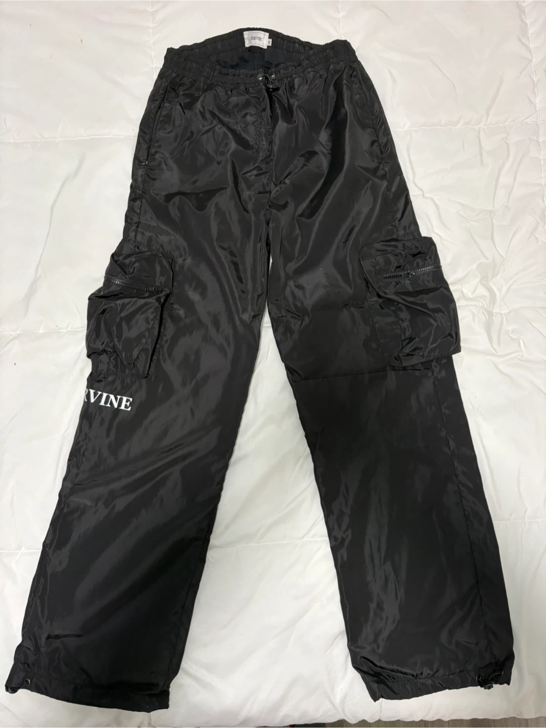 Ervine Black Cargo Pants