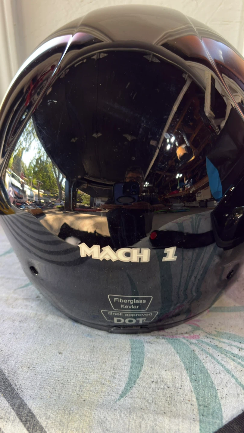 CAN Mach 1 Motorcycle Helmet Size Small