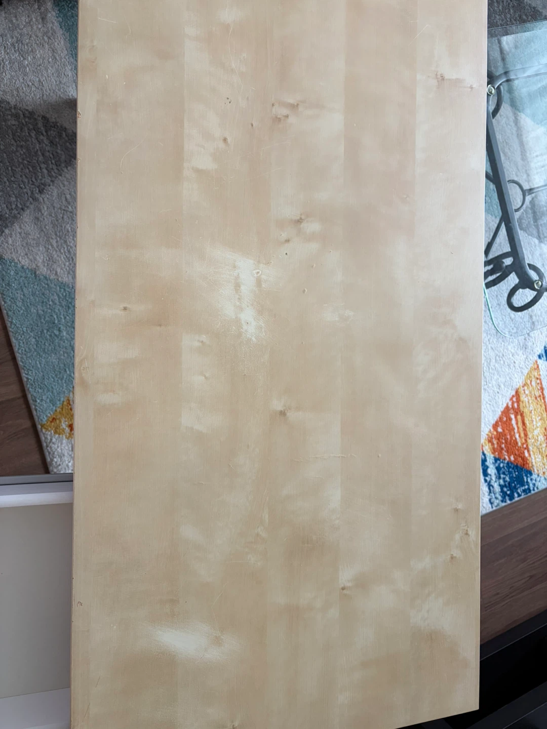 IKEA MICKE desk in light wood finish - photo 3