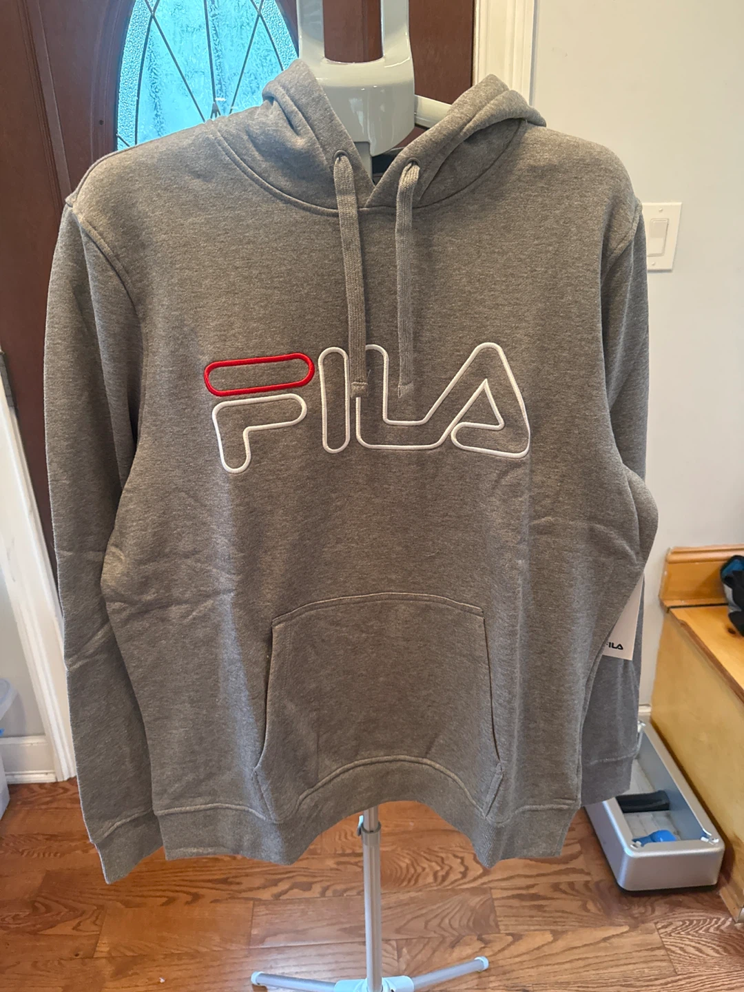 FILA Men's Grey Hoodie